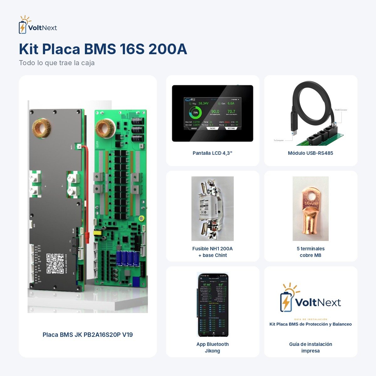 Placa BMS JK-PB2A16S20P V19
